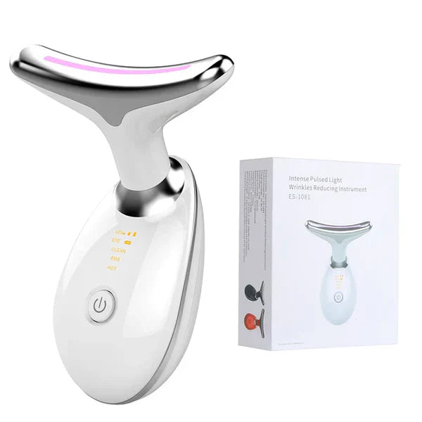 Masajeador Facial Anti Papada! 7 Modos de Luz LED🌟