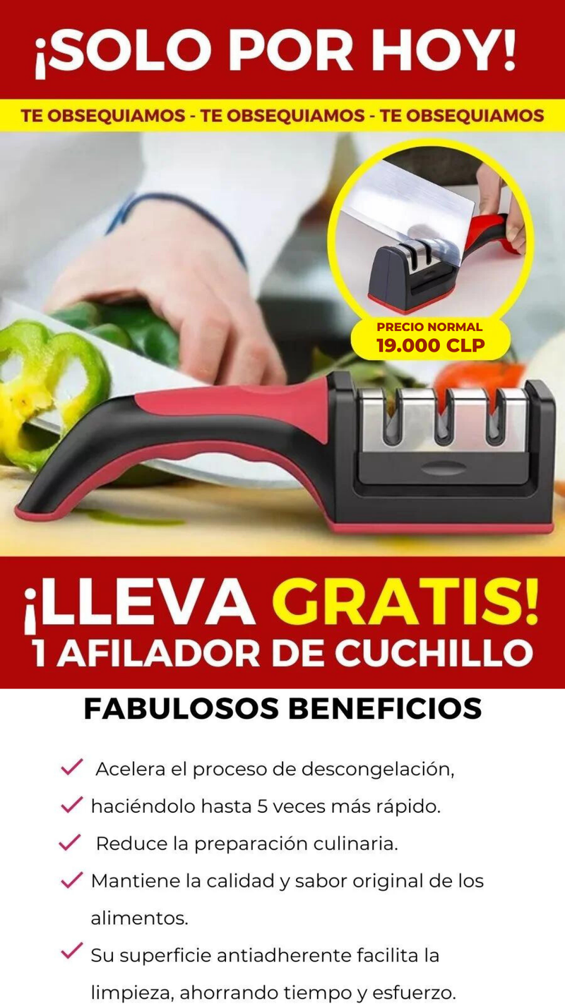 Tabla Descongelacíon Rápida + Afilador de Cuchillo GRATIS! 🎁