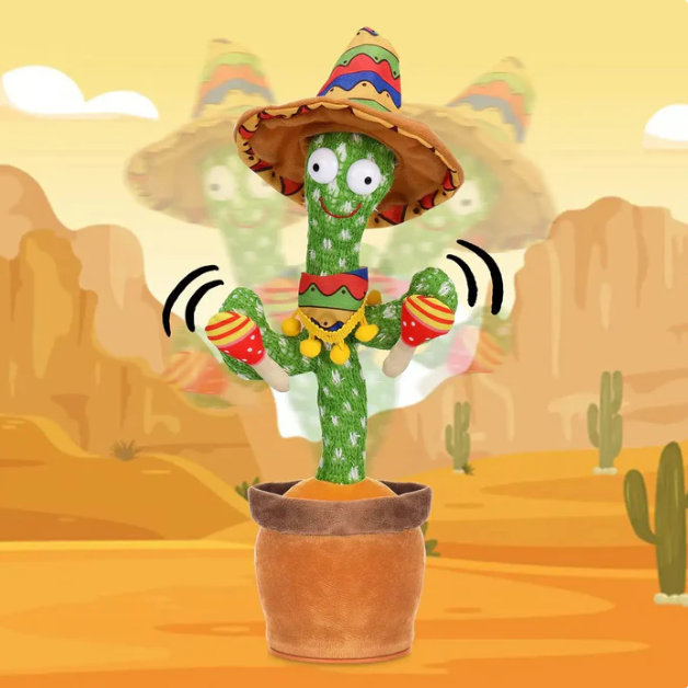 Cactus Bailarin Imita Voz Musical 🌵🕺