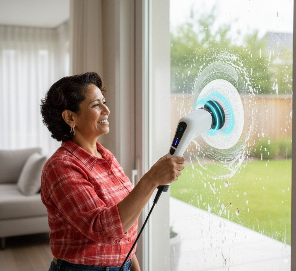 Mopa Eléctrica Giratoria PowerClean MaxPreimuim 9 en 1