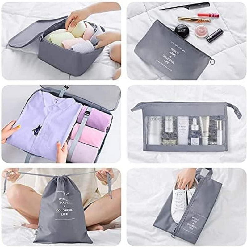 🧳🛫ENVÍO GRATIS Kit de 10 Organizadores para Ropa y Maleta