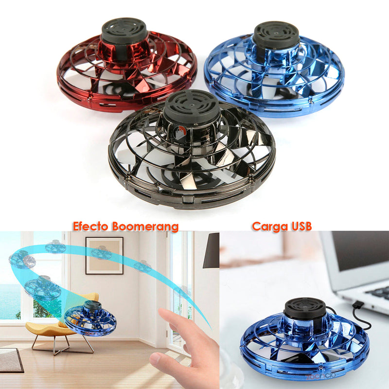 Spinner Volador Trompo Boomerang Juego De Tipo Ovni